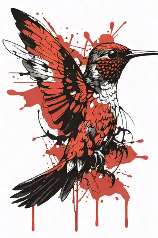 Crying Hummingbird Flying