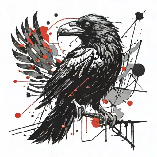 Crow And Symbols