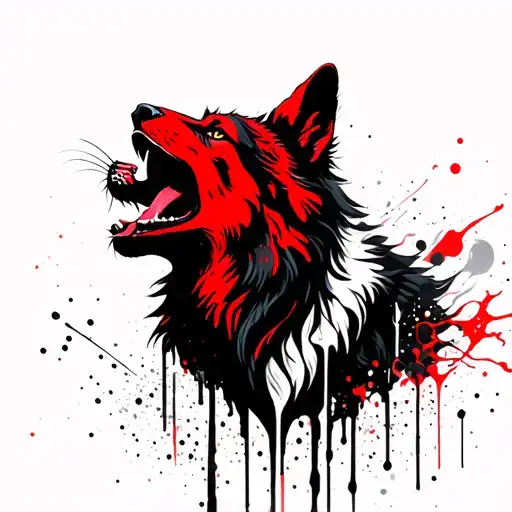 Wolf Howling At The Moon