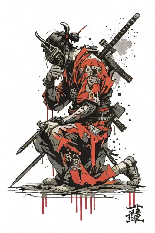 Kneeling Samurai
