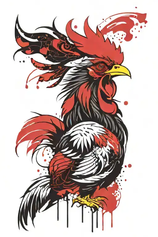 Rooster Arm Angry Bad