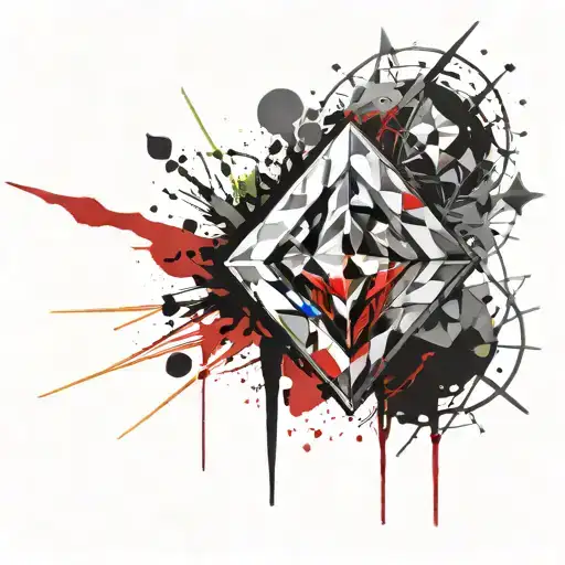 A Diamond On Top Of A Blade Of Grass