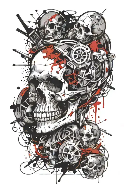 Skull Surrounded