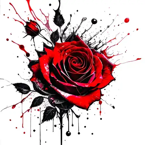 Double Helix Transforming Into Rose