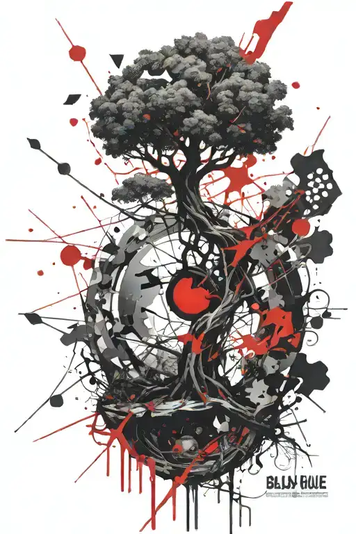 Black Hole World Tree Eating