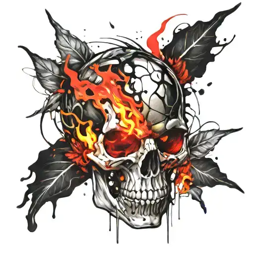 Skull Of Fire