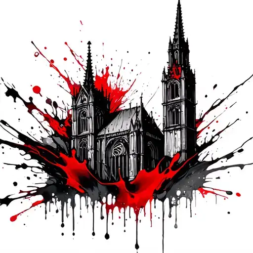 Gothic Cathedral Tower