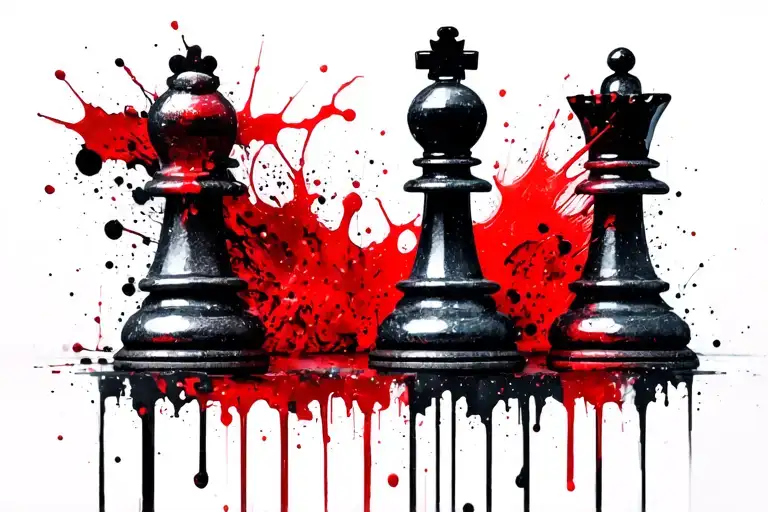 Chess Pieces Hidden Message