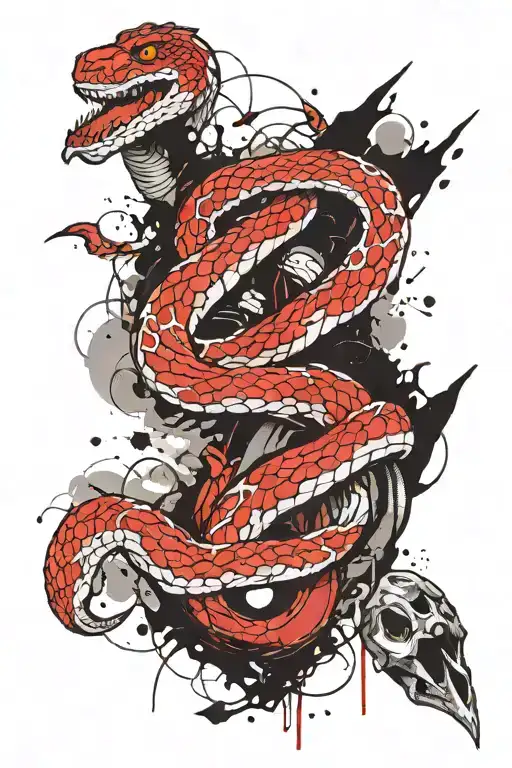 Snake And Thunder Lightning