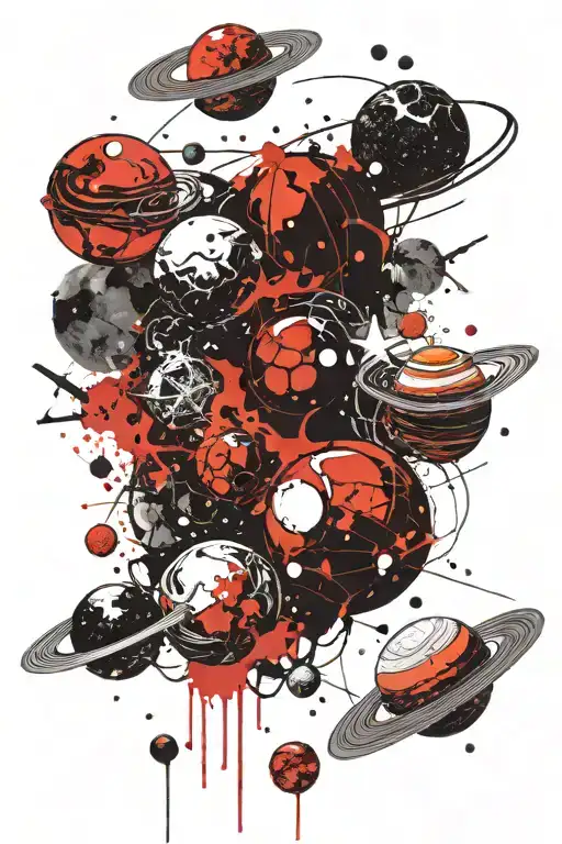 Planets Galaxy Space Stars