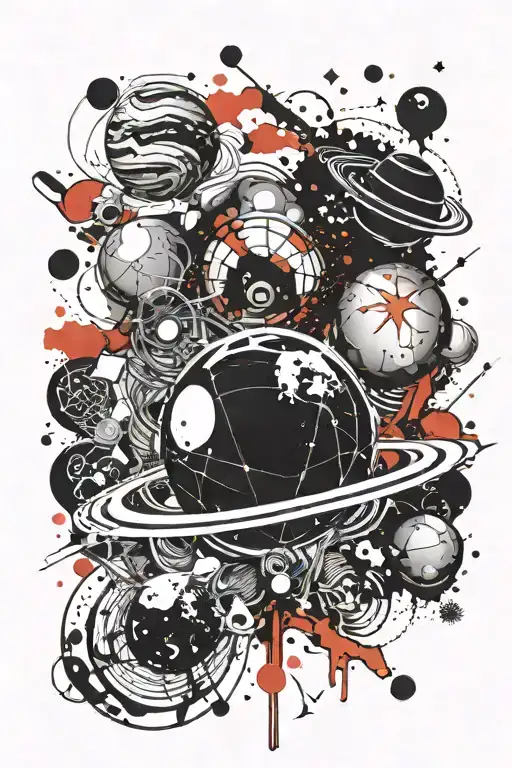 Planets Galaxy Space Stars