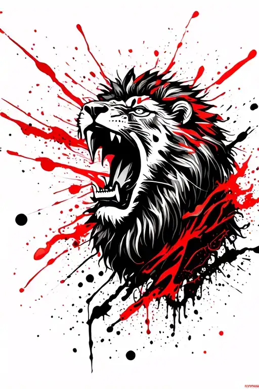 Lion Roaring