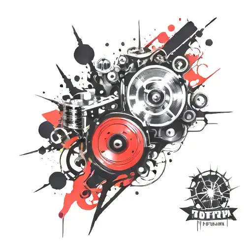 Punk Rock Music Tattoo