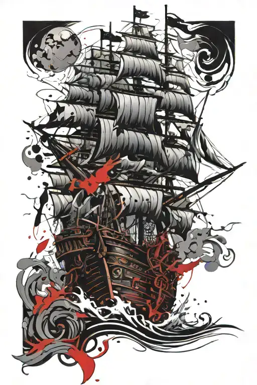 Pirate Ship Bow Female Figurehead