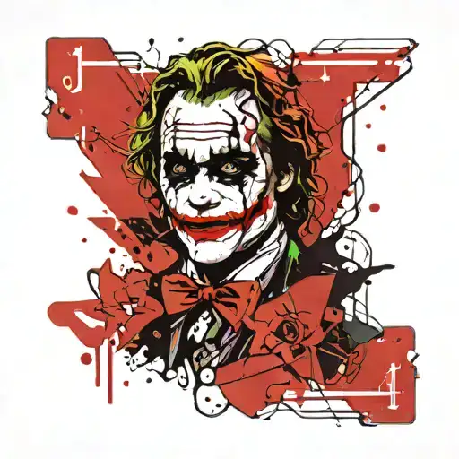 Joker Heath Ledger Card Ace Card