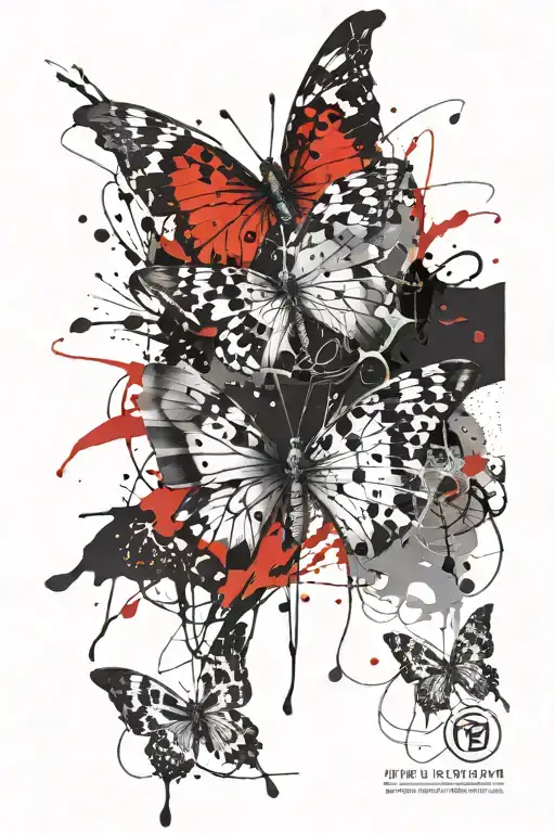 Angel And Demon Butterfly