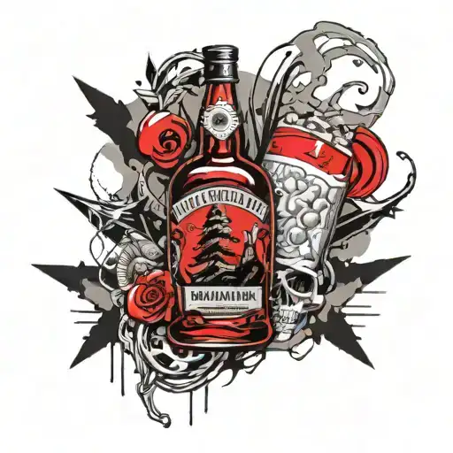 Mountain Whiskey Moonshine Hillbilly