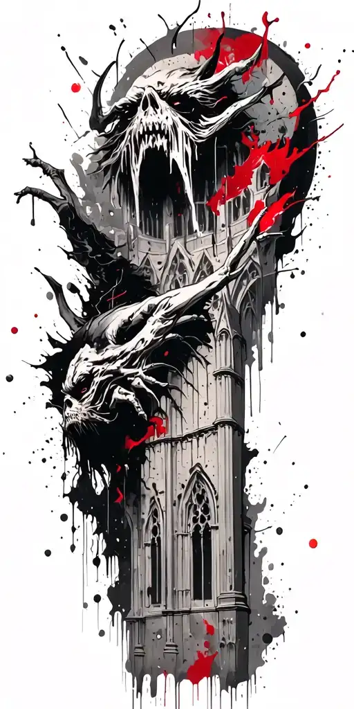 Demons Trapped In A Cathedral Realism