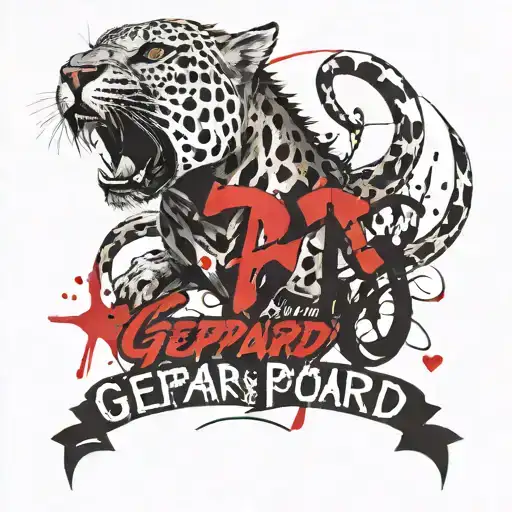 Gepard Lettering