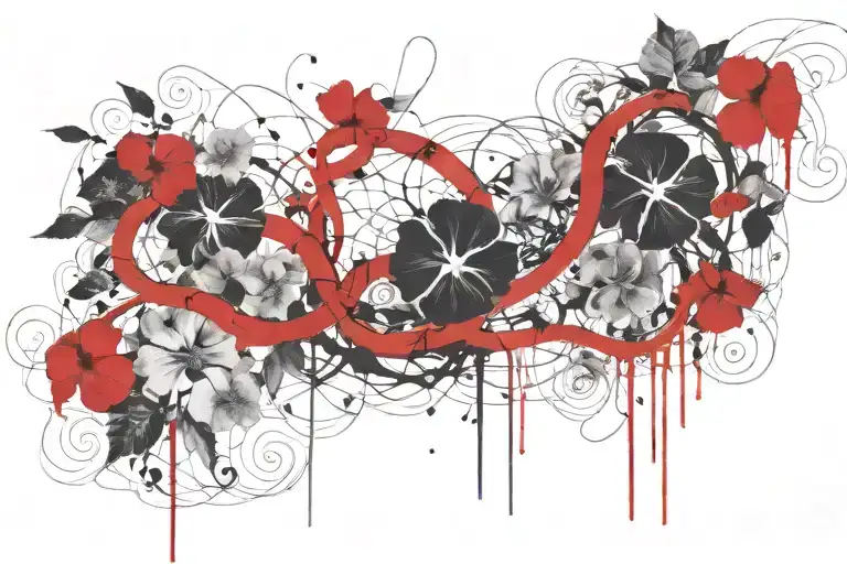 Bloody Morning Glory Vine