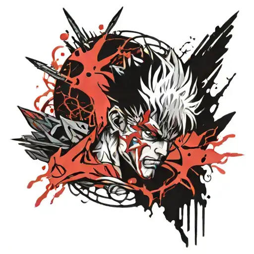 Anime Berserk In Japanese Style