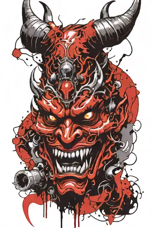 Demon Oni Mask