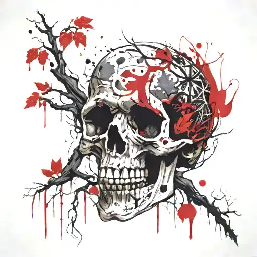 The Tree Of Death Skull Bones