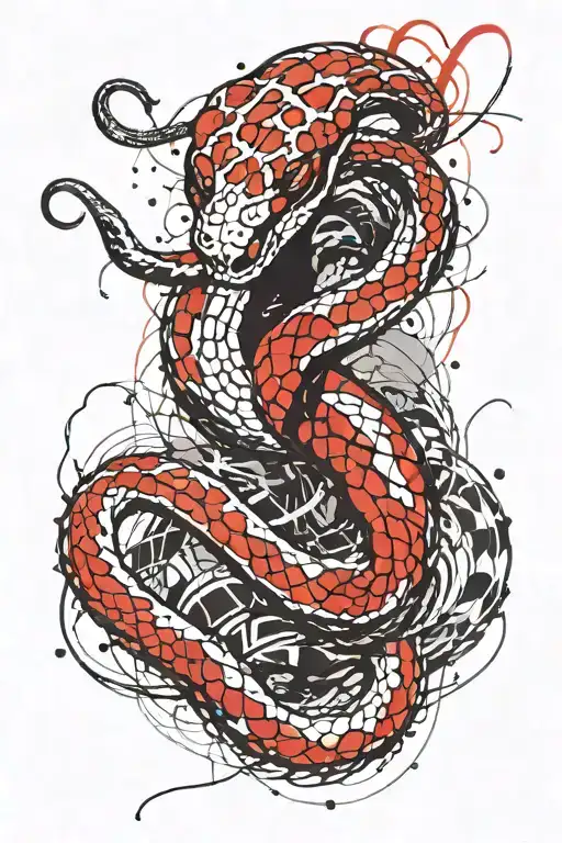 Coiled Snake
