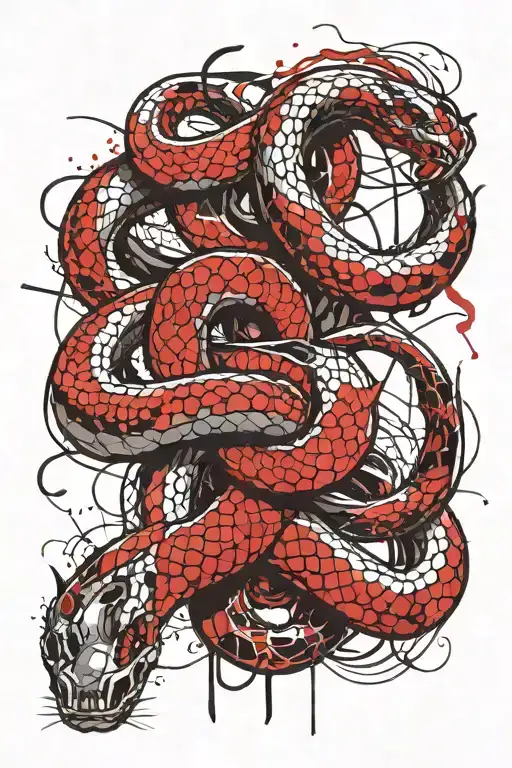 Coiled Snake