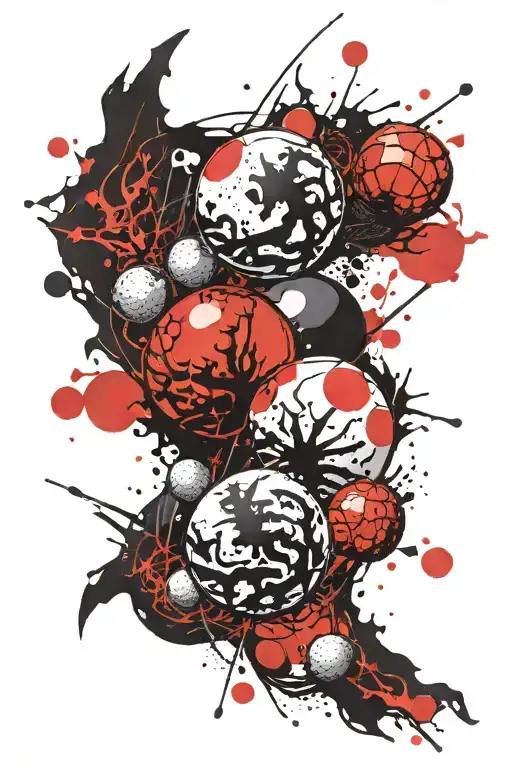 7 Dragon Balls Floating