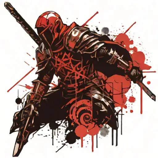 A Death Knight With A Sword