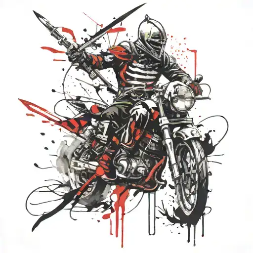 The Knight With The Skull