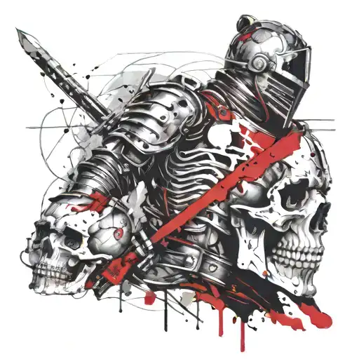 The Knight With The Skull