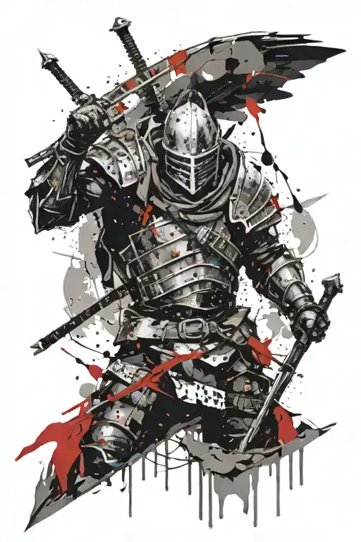 Ripped Flesh Dark Souls Fallen Military