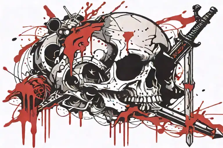 Sword Blood Dripping