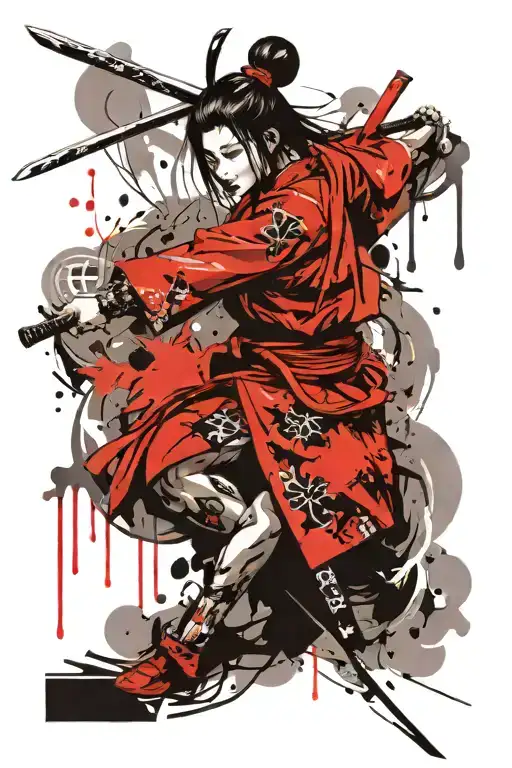 Girl Samurai Warrior