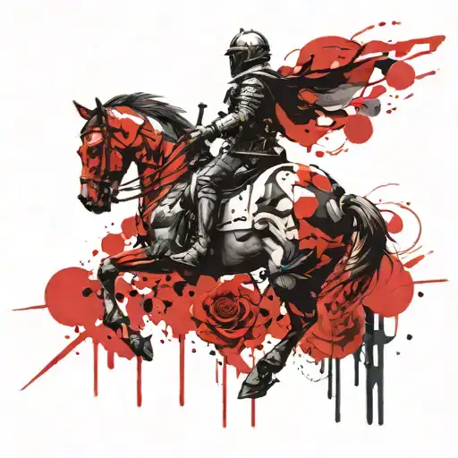 The Knight With The Skull