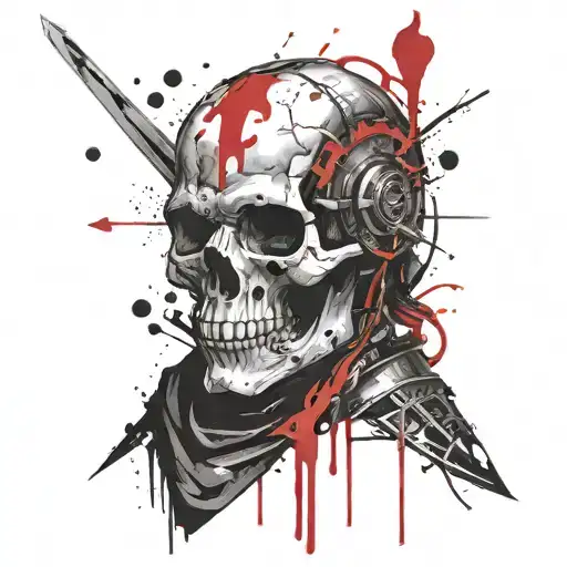 The Knight With The Crti Skull