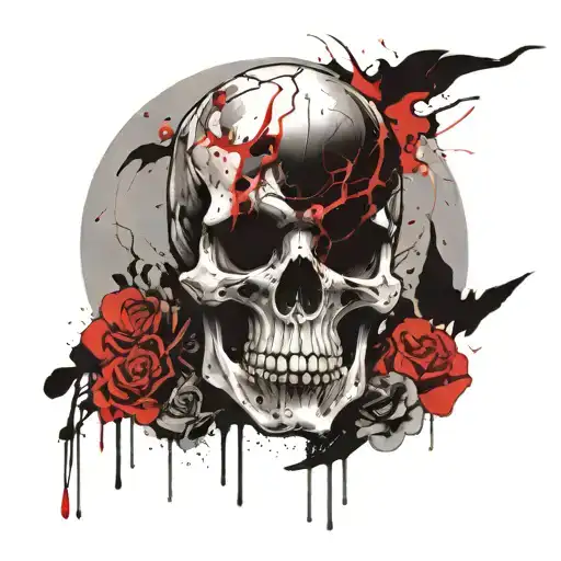 The Knight With The Crti Skull