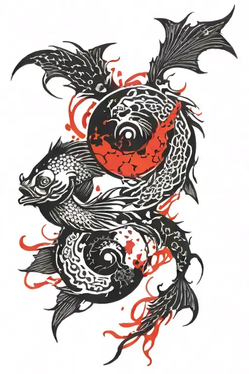 Pisces Zodiac Sign Yin Yang