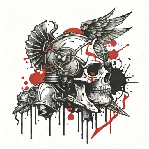 Scarab Knight Skull Swords