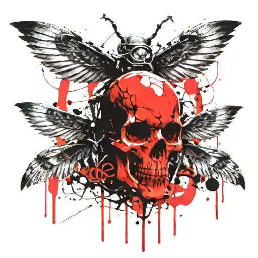 A Scarab Around The Skull