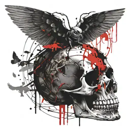 A Scarab Around The Skull