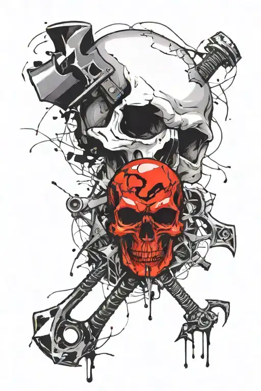 Skull Axe Inspired