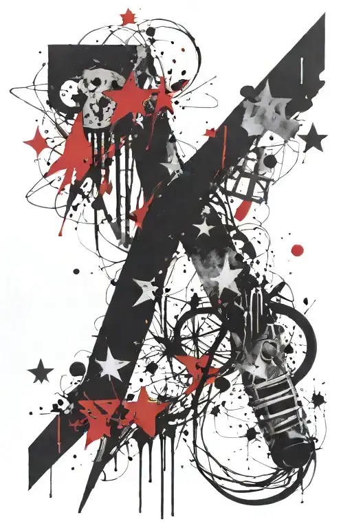 21 November 1991 In Roman Letters With Stars Forming The Shape