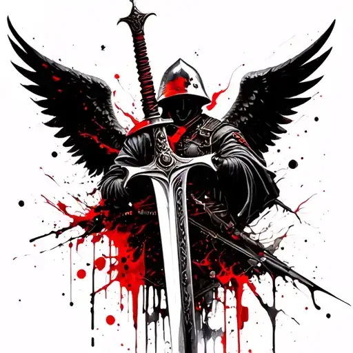 Angel Sword With Soldier
