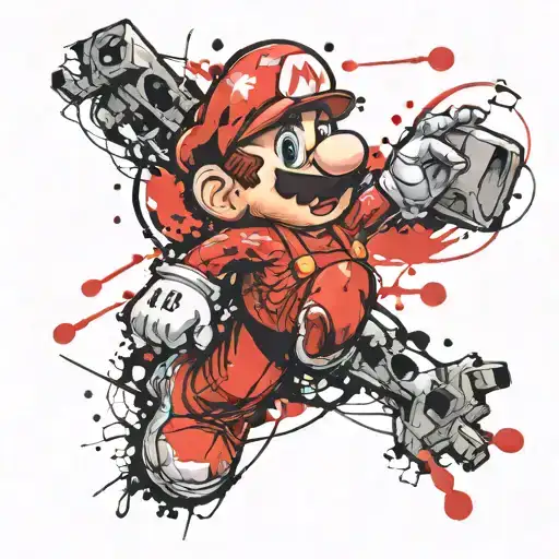 Super Mario And Mushroom