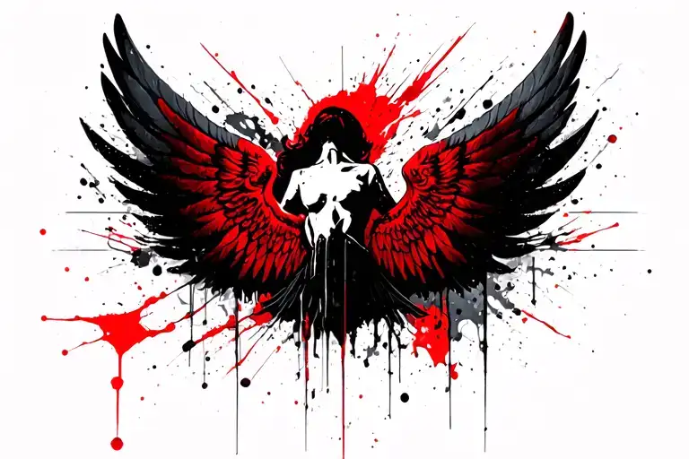 Wing Tattoo For Forearm