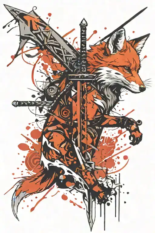 Sword And Fox Looking