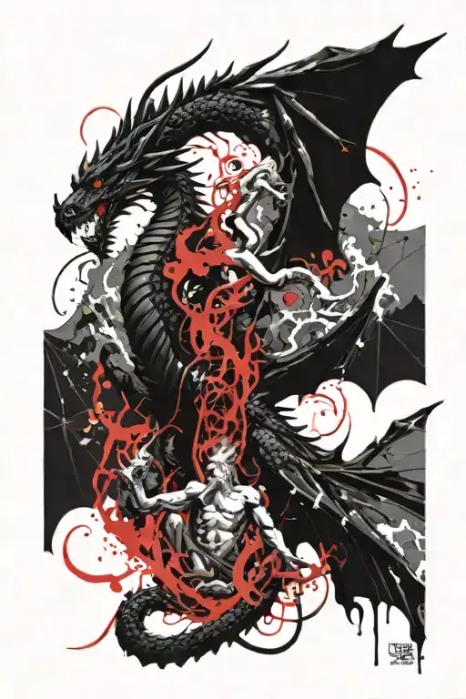 Dragon And Zeus Protecting The World